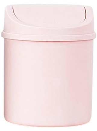 Dubbulon 1/3 Pezzi Pattumiera da Tavolo - Cestino da Scrivania con Coperchio | Pattumiera Piccola Portatile | Cestino per Rifiuti da Tavolo in Plastica | per Vanità del Bagno, Scrivania, da Tavolo