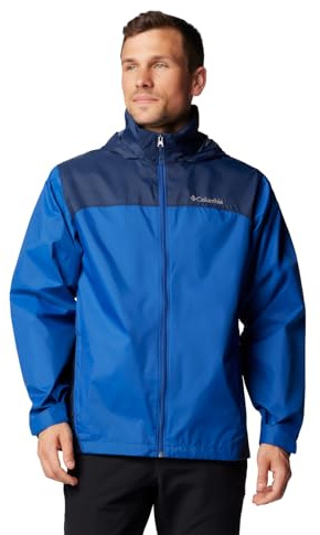 Columbia Glennaker Lake II - Giacca Antipioggia da Uomo, Blu Montagna/Blu Collegiate Navy, Medium