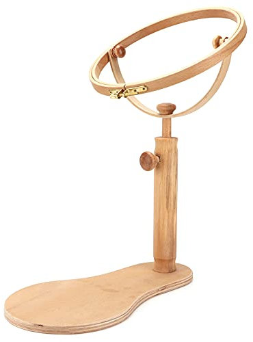 ZPSHYD Stickrahmen, Stickständer, verstellbar, aus Holz, für den Schreibtisch