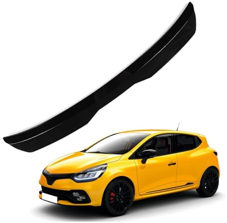 Alerón Trasero,para REN-Ault Clio MK5 Clio 5 2019 2020 2021 2022 2023 Hatchback ABS Carrocería Techo Trasero Spoiler Styling Maletero Coche Spoiler Accesorios,A/Black