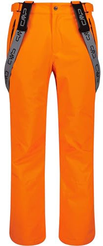 CMP Herren Stretch Flat Skihose, fanta Fluo, M