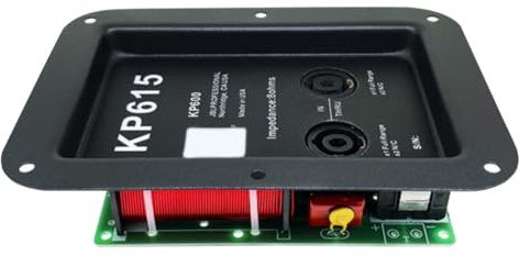 Quystetes Divisor de audio de 2 vías, módulo divisor de frecuencia cruzada, graves agudos, HiFi, placa distribuidora de filtro para altavoz, fácil de instalar, fácil de usar