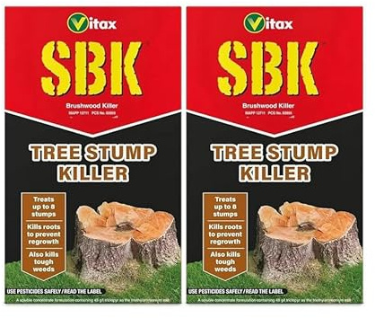 RYYN® Brushwood Tough Weed Brambles Thistles & Tree Stump Killer 250ml Powerful Concentrate Herbicide Kills Stumps Roots Tough Weeds Woody Plants Systemic Weedkiller (1) (2)