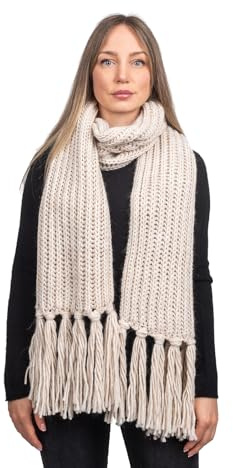 DALLE PIANE CASHMERE Écharpe Femme Mélange Alpaga - Beige