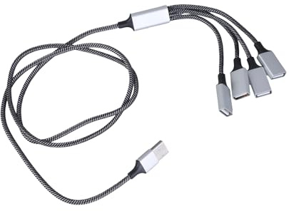 Oxtxuzdm USB2.0 Hubs 4Port USB Extension Cable Splitter Cable For PC Laptop Car Compatible For Keyboards Printer Hub Adapter