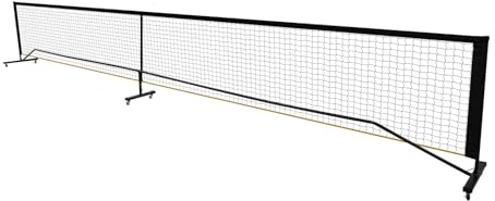 Pickleball, rete portatile da 6,7 m, rete da tennis portatile con borsa per il trasporto, rete per pallavolo, rete per volano, rete multiuso per esterni, resistente alle intemperie, con ruote, per