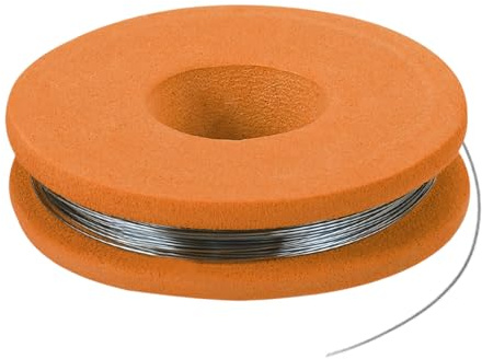 QUARKZMAN 2 Piezas Alambre Nicrom 30 AWG, 10m Alambre De Resistencia Calefactora Cr20Ni80 Para Reparación De Componentes Electrónicos, Naranja