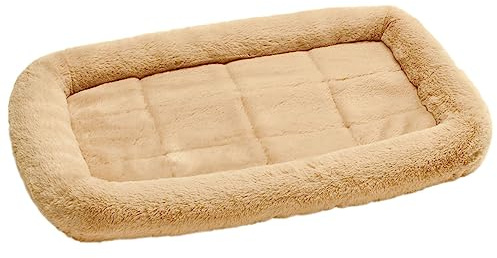 HUNTER Hundematte VERMONT COZY, komfortabel & gepolstert, erhöhter Rand, besonders weich & kuschelig, rutschhemmend, universell einsetzbar, waschbar, Farbe: beige, Größe: XL