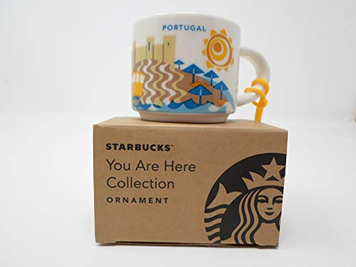 Starbucks Portugal You Are Here YAH Espresso Shot Kaffee Ornament Tasse