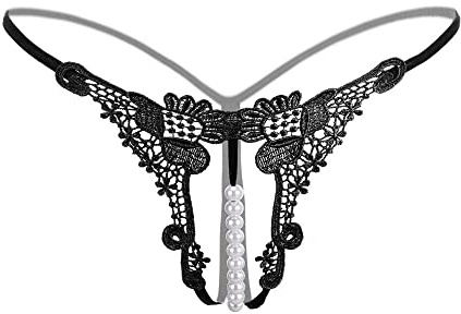 SLITHICE Women Sexy Panties Y-Back G-String (Nblack, XL)
