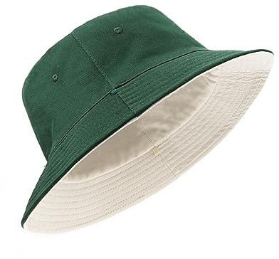 Zylioo XXL/3XL Fischerhut Für Supergroße Köpfe,UV-Schutze Reversibel Anglerhut Größe 64CM,Beidseitig UPF50+ Sonnenhut Bucket Hat Für Sommer Outdoor Golf