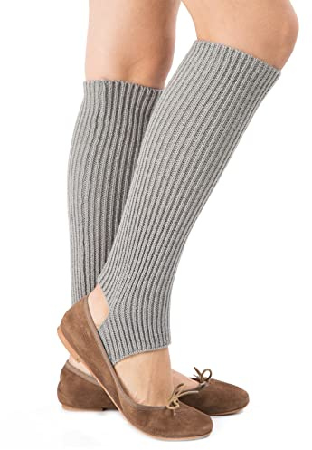 JK Home Femme Jambière Guêtres Fille Ballet Danse Yoga Bas Gris