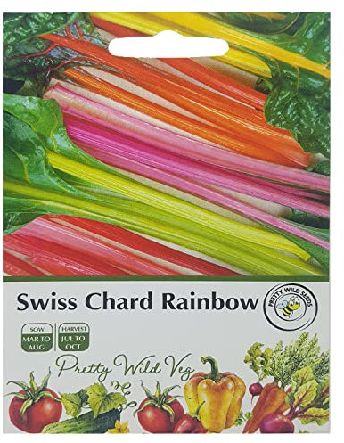 Swiss Chard Rainbow Vegetable Fruit Seeds Veg Seeds Cabbage Carrot Sweetcorn Tomato Strawberry (Swiss Chard Rainbow)