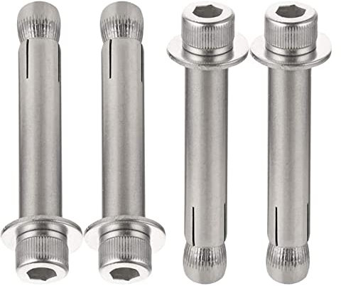 Ankerbolzen, Dehnhülsen-Ankerschraubenbolzen aus Edelstahl, Hardware-Zubehör – Dehnbolzen 304 Edelstahl-Hülsenanker for Haushalt, Industrie, M10*120 4 Stück (Farbe: M10*80 4 (Farbe: M10*70 ( Color : M