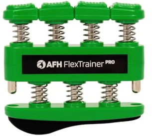 AFH FlexTrainer Pro handtränare fingertränare grön = stark = ca 0,99–3,26 kg eller ca 2,2–7,2 pund