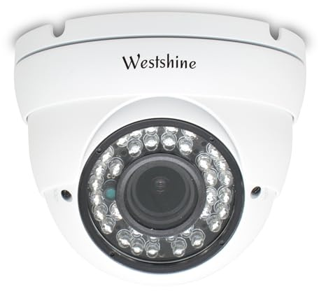 WESTSHINE 1080P CCTV Überwachungskameras Außen wasserdichte Dome Sicherheits-AHD-Kamera 2,7 mm-13,5 mm Varifokallinsen, 100ft Infrarot Nachtsicht, 4-in-1(TVI/CVI/AHD/CVBS) BNC Kamera(Varifocal 2MP)