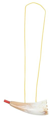 WEKAMOS Trompeta De Cuerno De Buey Para Niños, Juguete Portátil Tamaño Grande 14 Cm, Accesorio Para Animar Fiestas y Juegos Deportivos Al Aire Libre