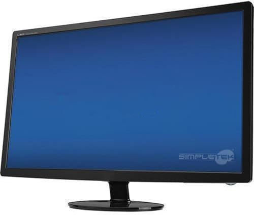 SIMPLETEK - Monitor Schermo Display S191HQL 19 1366 X 768 px HD VGA con Base Computer PC Desktop | Cavo di Alimentazione e VGA Inclusi (Ricondizionato)