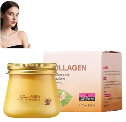 Schneckenkollagencreme, feuchtigkeitsspendende Anti-Falten-Creme, strafft die Haut, geeignet für trockene Haut