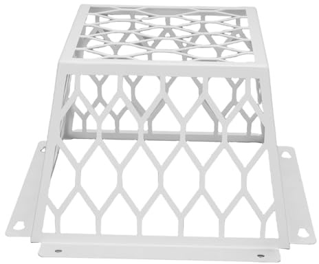 Hztyyier Grille D'aération pour Sèche-linge, Protection contre les Oiseaux, en Acier au Carbone Robuste, Empêche les Oiseaux D'entrer dans L'évent pour Couvercles de Ventilateur D'extraction de 3 à