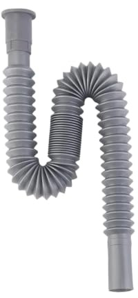 Compatibile Con Tubo Di Scarico For Lavandino Universale Ed Estensibile, Tubo In Plastica Flessibile Da 80-90 Cm Con Tubo Di Scarico For Lavatrice