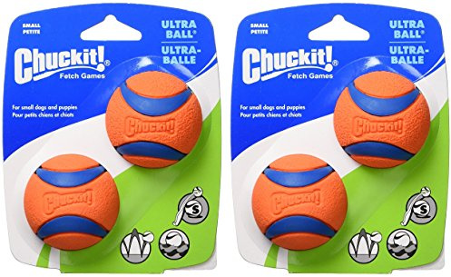 Chuckit! Ultra Ball, klein, 5,1 cm, 2 Stück (2 Stück in jeder Packung)