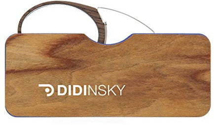 DIDINSKY ORSAY Lesebrille ohne Bügel | Leichter Kunststoffrahmen | Ultraleicht 6g | Doppelkleber für Smartphone | Retro Vintage Design | 5 Stärken +1.0 bis +3.0