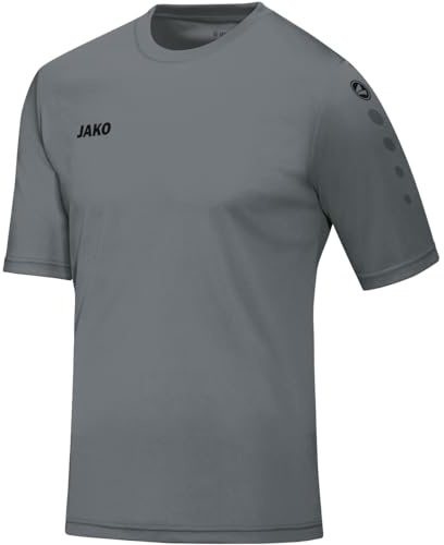 JAKO Trikot Team Kurzarm, Größe:S, Farbe:steingrau