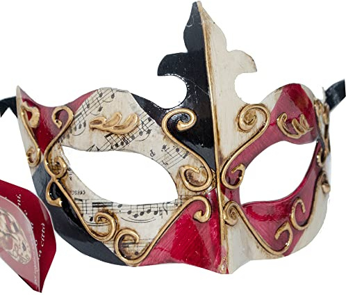 LannaKind Handgefertigte Venezianische Maske Augenmaske Colombina Damen und Herren