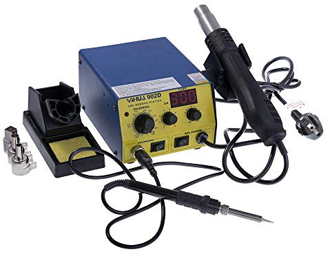 Yihua 902D 2 in 1 Digitale Löt-Heißluftstation PID-Regler 50W/650W 120L/Min SMD Rework Station
