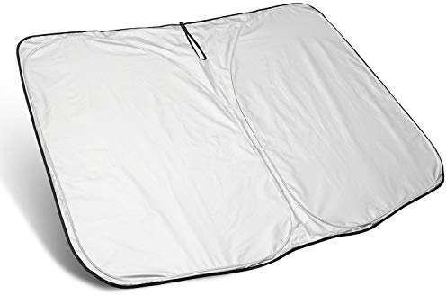LFOTPP für Tesla Model Y/Model 3 M3 2018-2024 2025 Highland Auto Sonnenschutz für Frontscheibe Innen, Windschutzscheibe Sonnenblende Faltbare Sonnenschutzfolie Zubehör