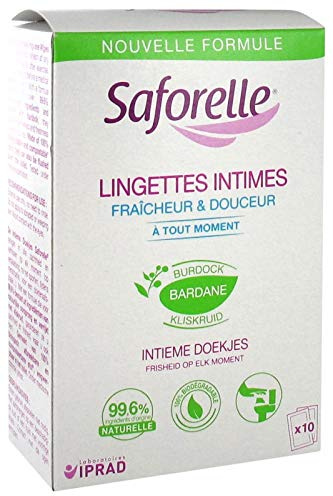 Saforelle : Individuelle Intim-Tücher (2 Packungen mit 10 Tüchern in einzelnen Beuteln) (2)