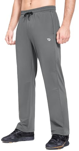 baleaf Jogginghose Herren Outdoor Hosen Winter Fleece gefütterte Outdoorhose Wasserdicht Wanderhose Thermohose Warm Skihose mit Reißverschlusstasche