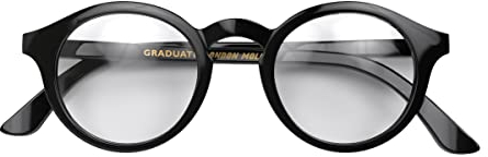 LONDON MOLE® Graduate occhiali da lettura | Fantastici lettori rotondi a forma di panto | Uomo donna unisex | Cerniere a molla