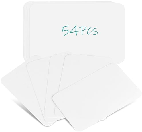 OFFCUP Blanko Postkarten, 54 Stück A6 Karteikarten Blanko, 15 x 9,8 cm DIY Papier Karten Weiße Runden Ecken Bastelkarton Fotokarton zum Selbstgestalten, Beschriften Oder Bedrucken