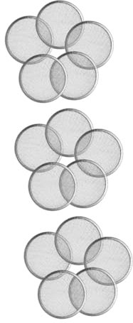 Kisangel 15stücke Edelstahl Sprouting Lids Teiliges Für Keimgläser Atmungsaktive Abdeckungen Mit Filter-mesh Für Optimale Belüftung Und Einfache Reinigung Für Sprossen Wie Alfalfa