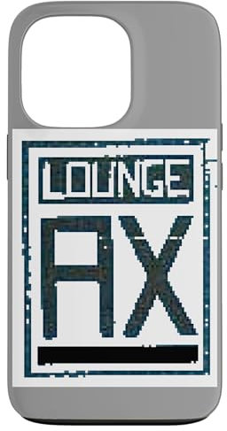 Retro Legendary Lounge Ax Chicago Dot Matrix Print Case for iPhone 13 Pro