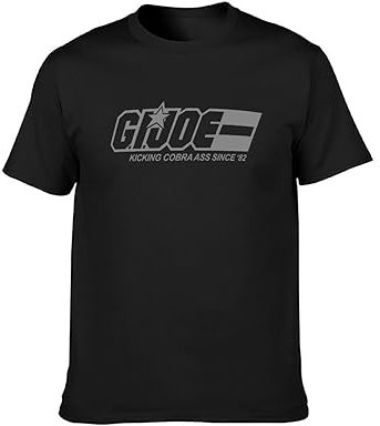 Gi Joe Kicking Cobra Ass Since 82 Commander Snake Eyes Storm Shadow Mens T-Shirt Black Unisex Tee 3XL