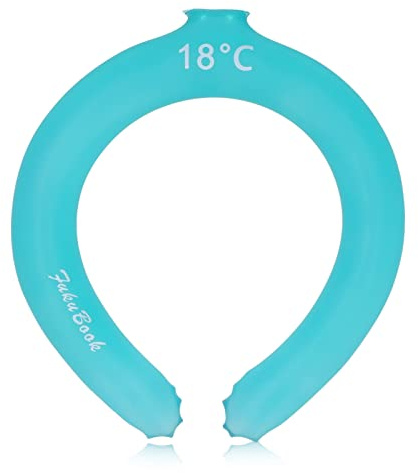 Neck Cooling Tube, Portable Comfortable Neck Cooling Tube Cooler Practical Cooling Tool Lightweight Reusable Wrap Wearable Gel Ice Pack for Summer Outdoor Sports