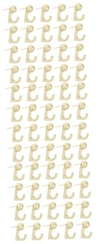 SOESFOUFU 60stücke Push Pin Haken Dekorative Wandnägel Aus Praktische Bildaufhänger Für Zuhause Büro Und Klassenzimmer Robust Und Einfach Zu Verwenden