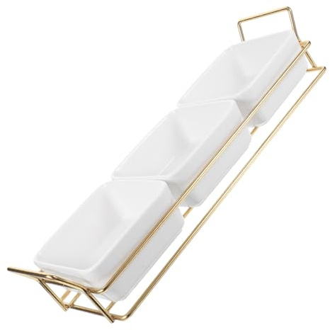 ABOOFAN Vassoio per Frutta Secca in Ferro Ceramico, Forma Chic | Cucina e Casa, Conserva Frutta Secca, Serve Antipasti e Crisp, Decorativo, Non Si Deforma