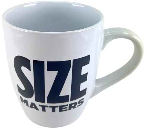 The Jumbo Mug - 11.5cm Tall 800ml 27oz Gift Mug in Box - (Size Matters)