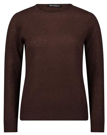 Betty Barclay Damen Kaschmir-Pullover mit Rundhalsausschnitt 42, Light Maroon