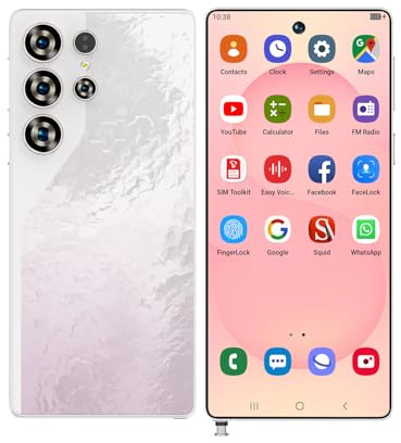 COTSRGT S26 Ultra Smartphone, 16GB RAM 1TB ROM, 8000mAh Batteria, Android 14, 72MP 108MP Waterproof Camera, 7.3 Inch Outdoor Mobile Phone Unlocked, 5G 3-Card Slot NFC,Pink-7.3 Inch