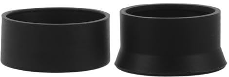 UTHCLO Protector Ocular de Goma Negro para Microscopios y Telescopios, 2 Pares, Mantenimiento y Protección Visión en Análisis Precisos y Equipos Profesionales