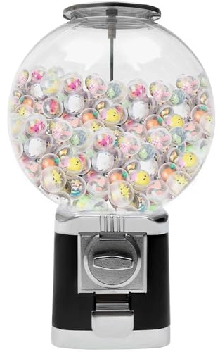 Mini distributeur automatique de capsules – Distributeurs à monnaie pour gomme, bonbons et boules de jouets – Idéal pour les magasins de détail