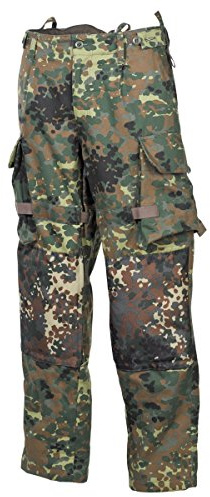 MFH BW Kampfhose, Einsatz/Übung Bundeswehr Einsatzhose Army Outdoor Hose Arbeitshose Flecktarn S-XXL (M)