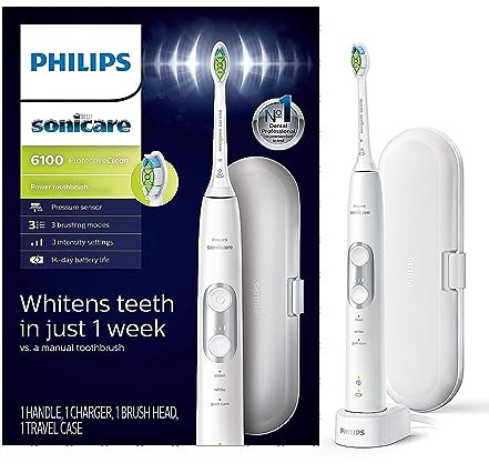 Philips Sonicare Protective Clean 6100 Electric Tooth Brush, Hx6877/21, 1 Pound