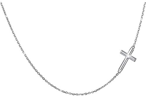 DAOCHONG S925 Sterling Silber Schmuck Seitliche Halskette für Damen