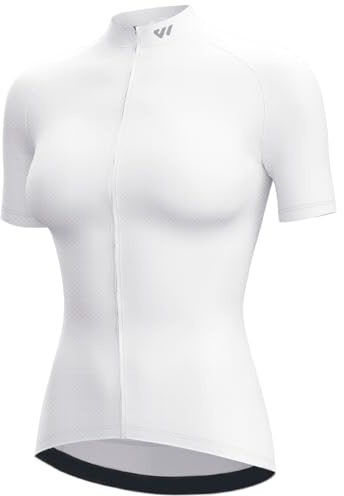 Lo.gas Fahrradtrikot Damen Kurzarm Atmungsaktiv Radtrikot Damen Kurzarm Fahrrad Trikots Mit Rückentaschen